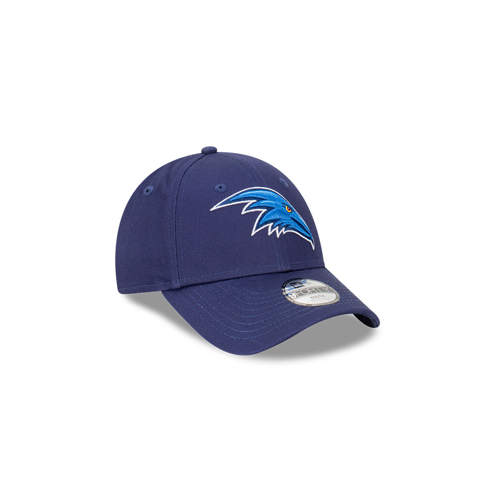 Adelaide Crows Youth Hat - AFL Official Team Colour 9Forty Kids Strapback Cap - New Era